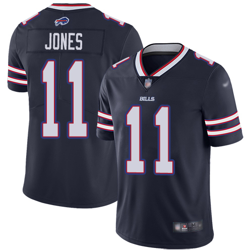 Men Buffalo Bills #11 Zay Jones Limited Navy Blue Inverted Legend NFL Jersey